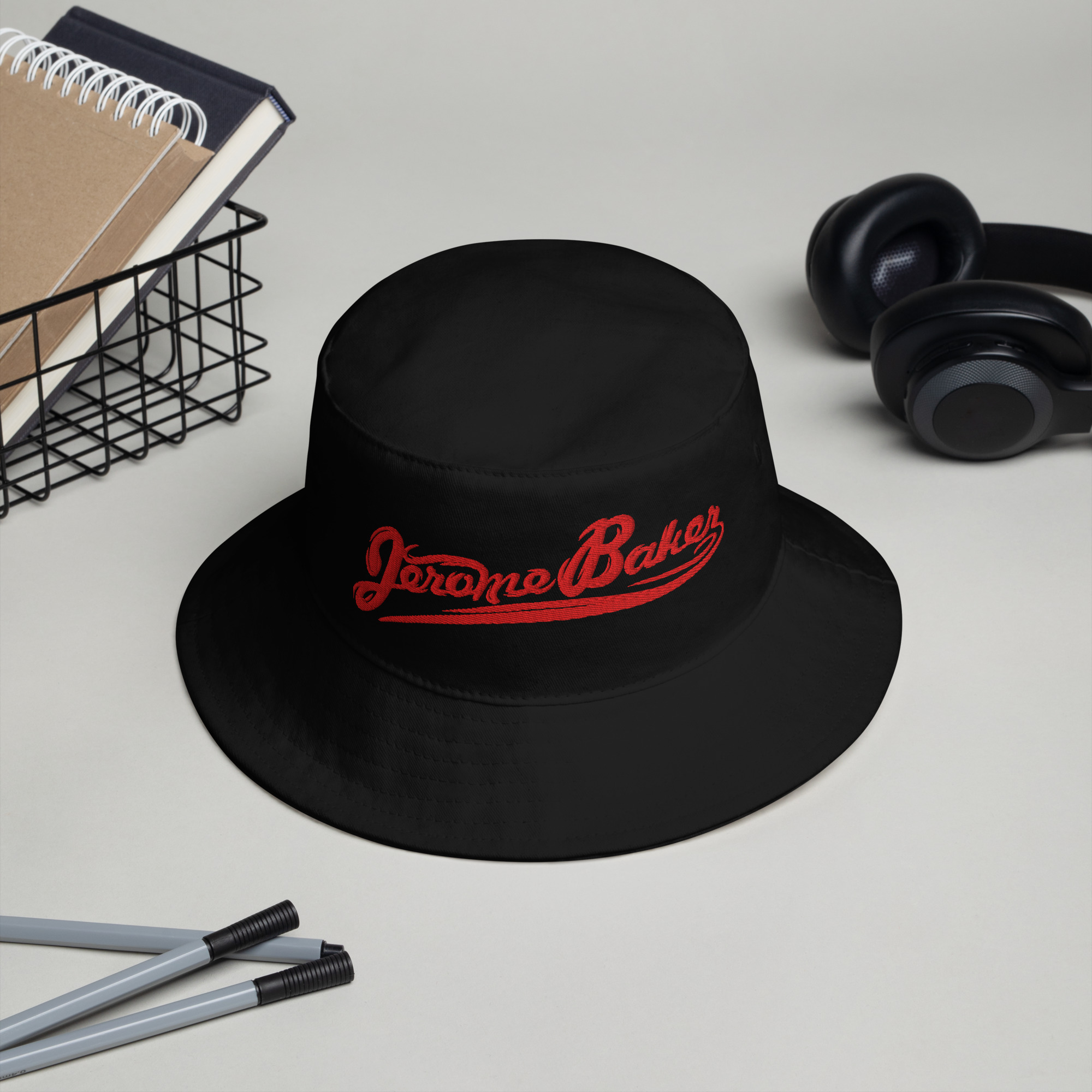 Bucket Hat - JB Signature, Red - Image 3