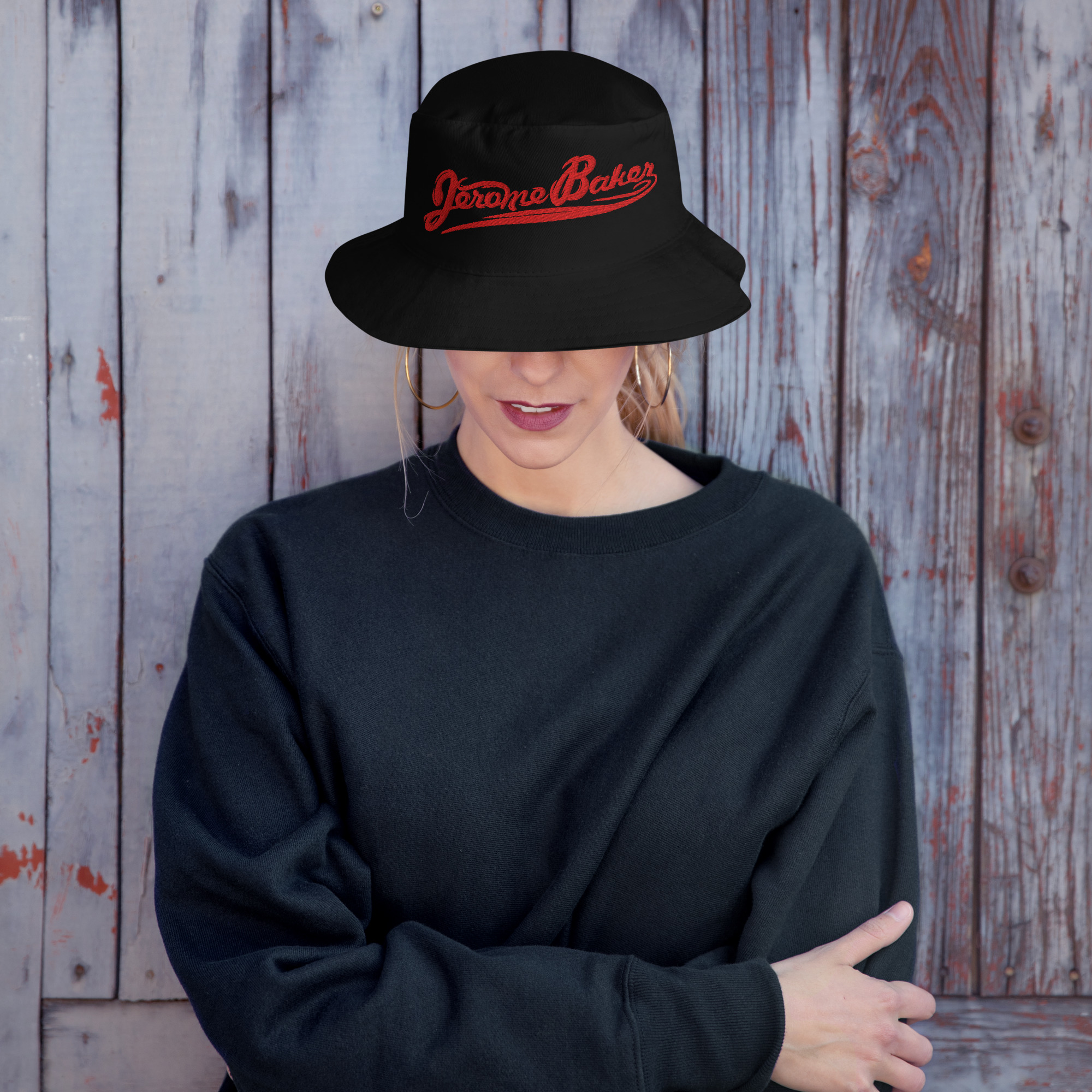 Bucket Hat - JB Signature, Red - Image 4