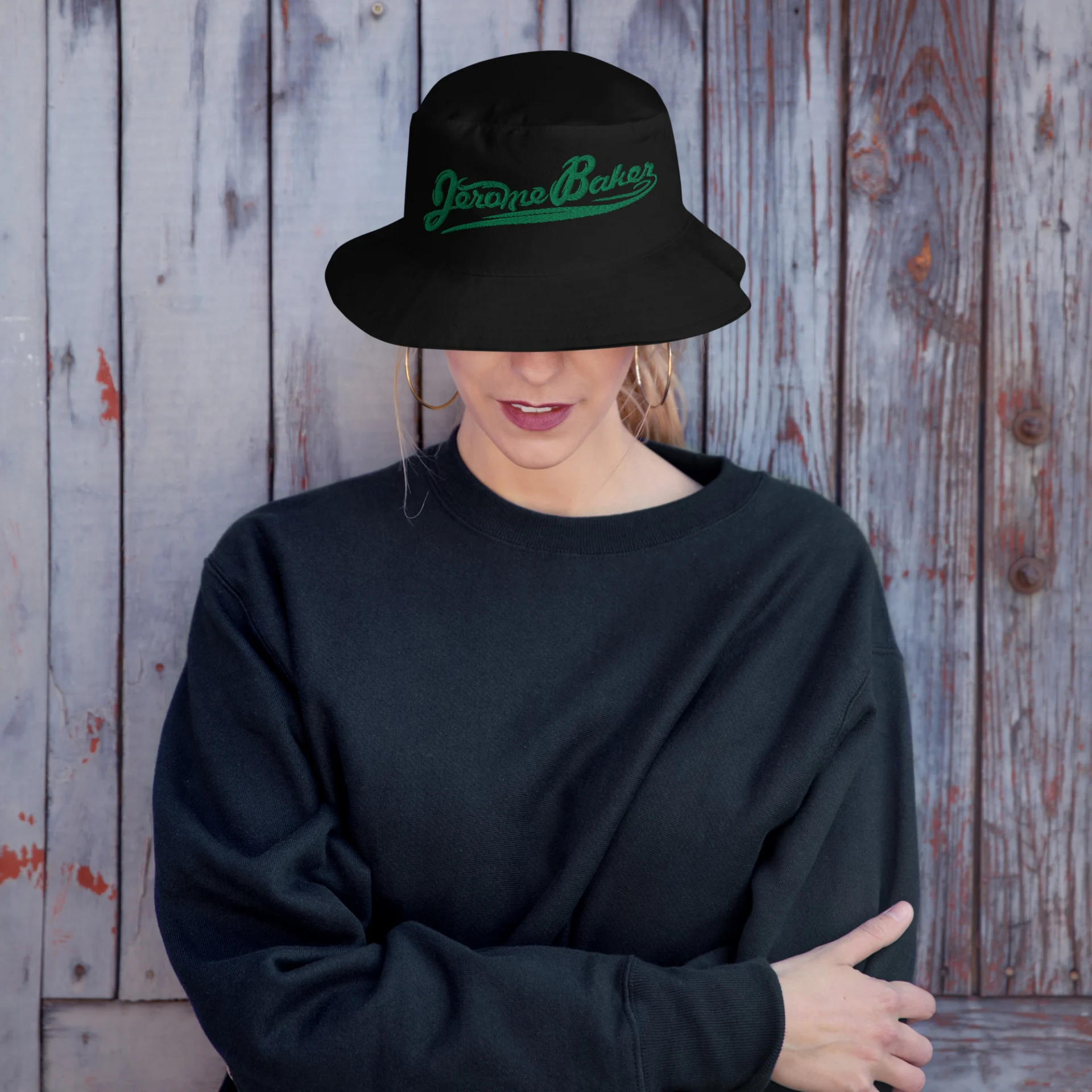 Bucket Hat - JB Signature, Green - Image 4