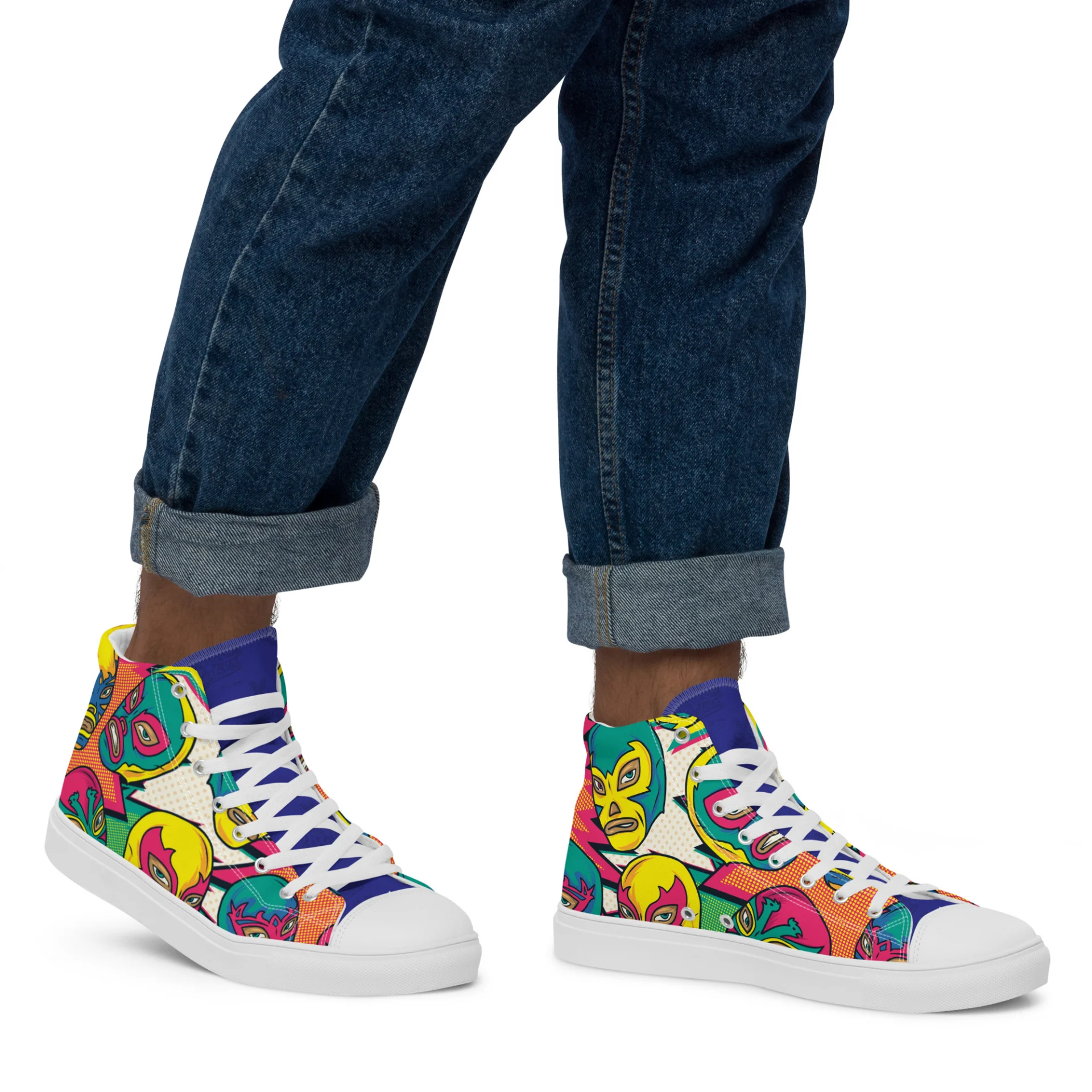 Men's High Top - NY Drop 1- Hybrid Style Graphic - Image 3