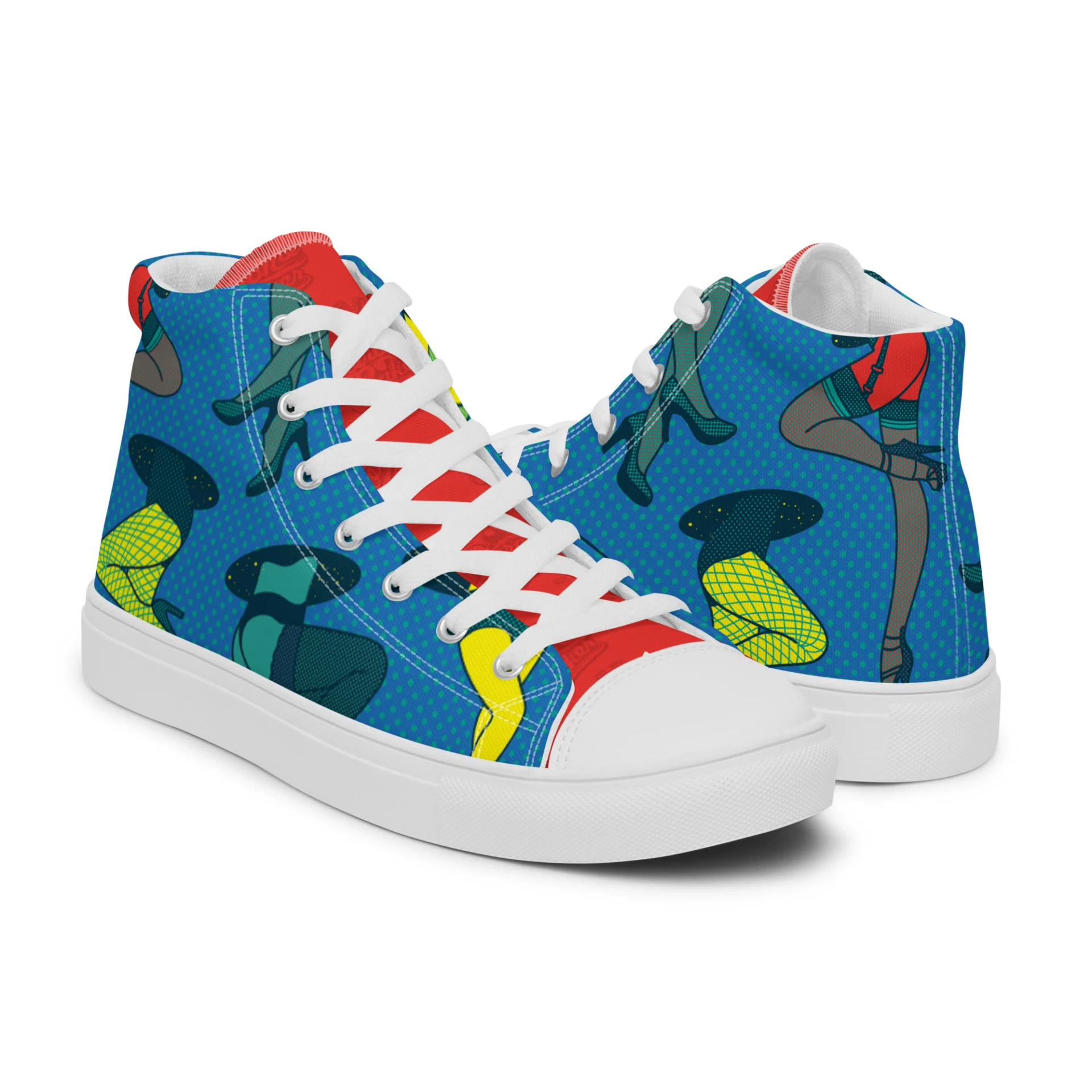 Men's High Top - NY Drop 1- Indica Style Graphic - Image 2