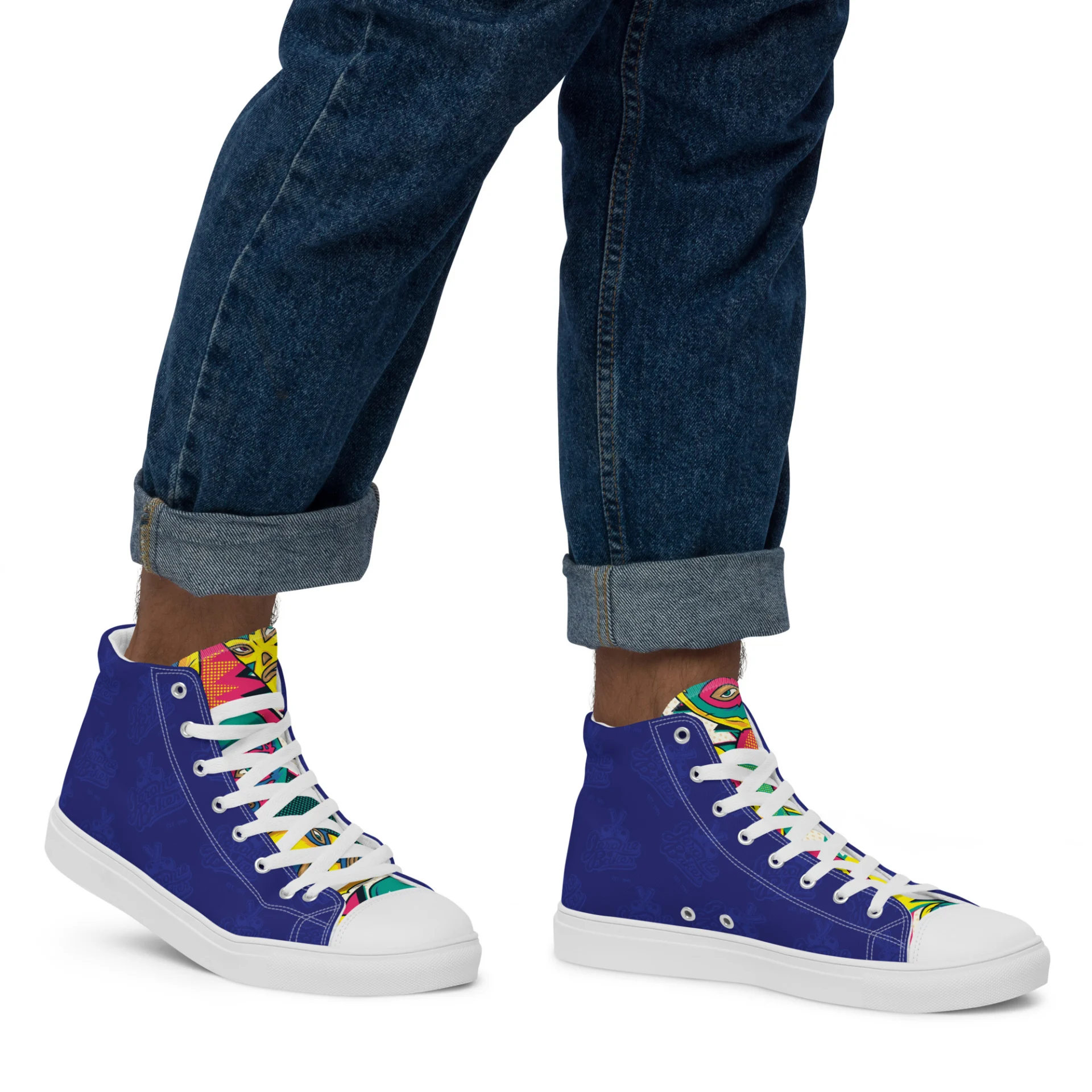 Men's High Top - NY Drop 1- Solid Color, Hybrid Style - Image 3