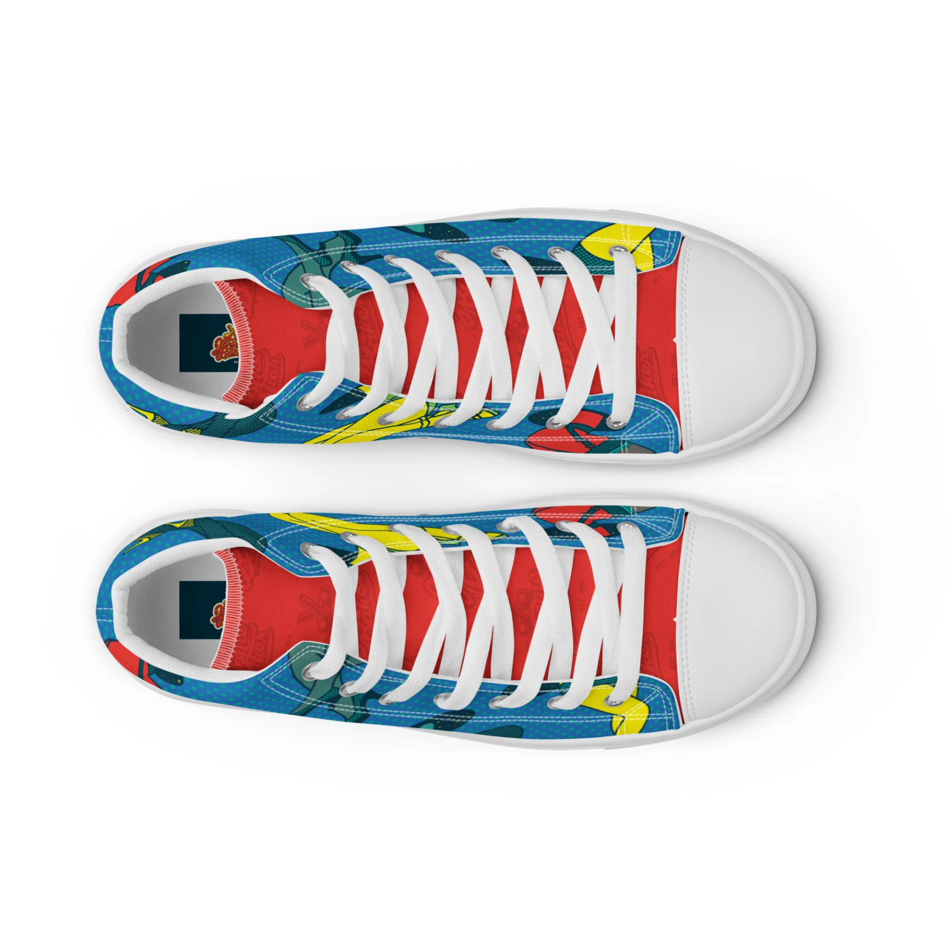 Women's High Top - NY Drop 1- Indica Style Graphic - Image 4