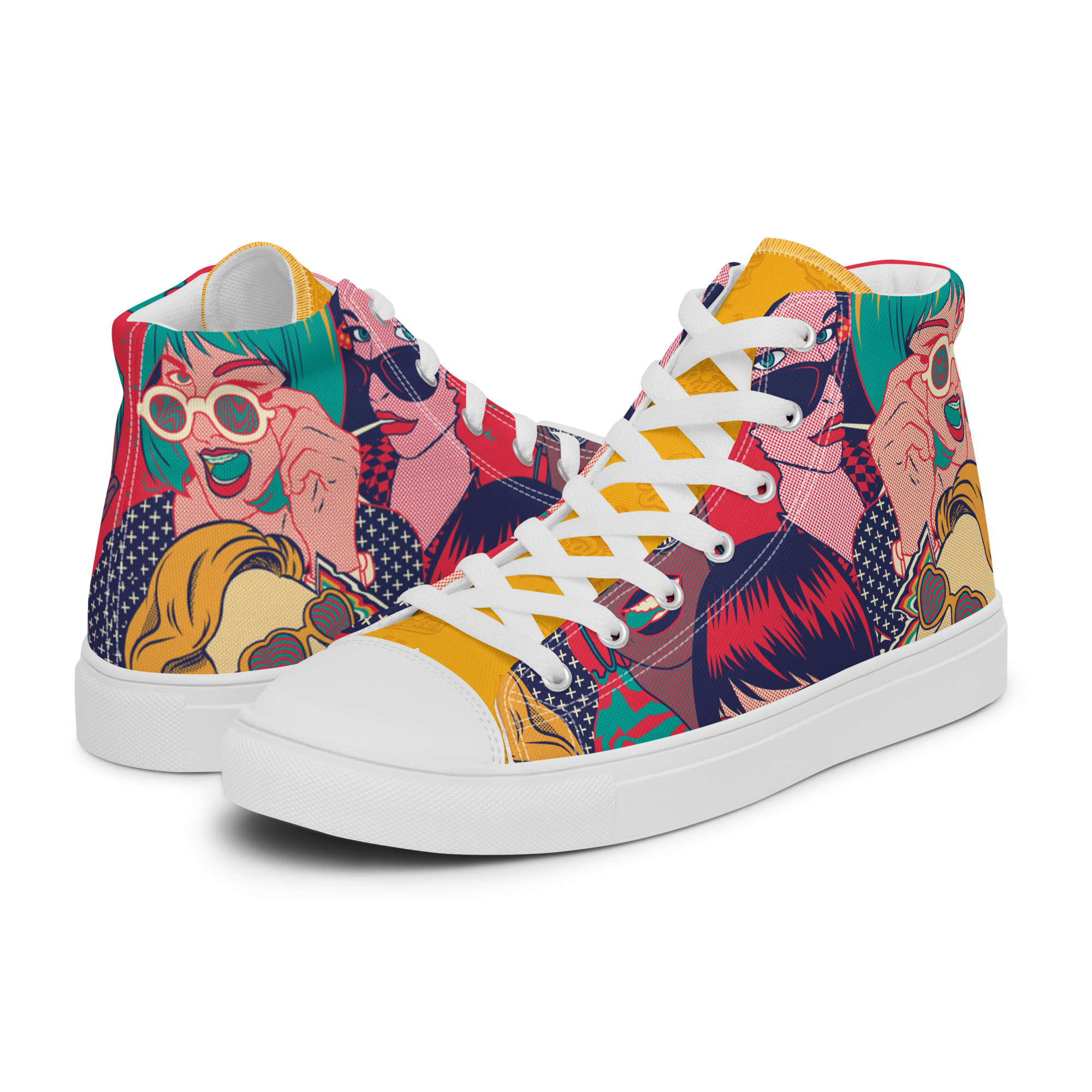 Women's High Top - NY Drop 1- Sativa Style Graphic