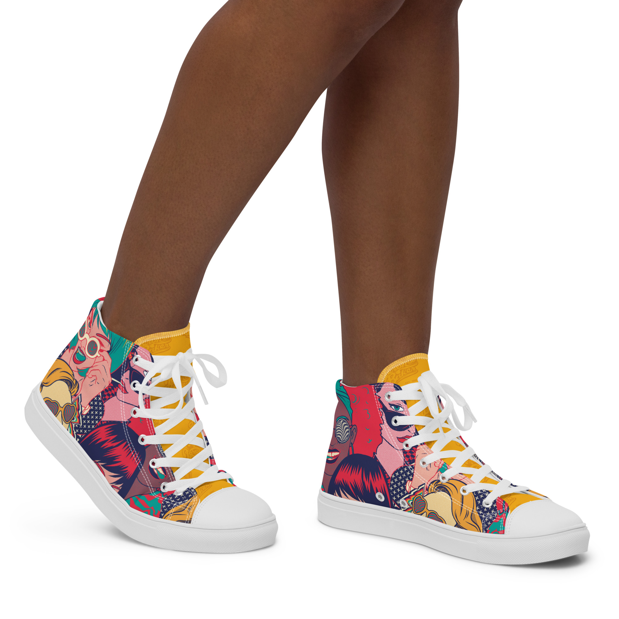 Women's High Top - NY Drop 1- Sativa Style Graphic - Image 3