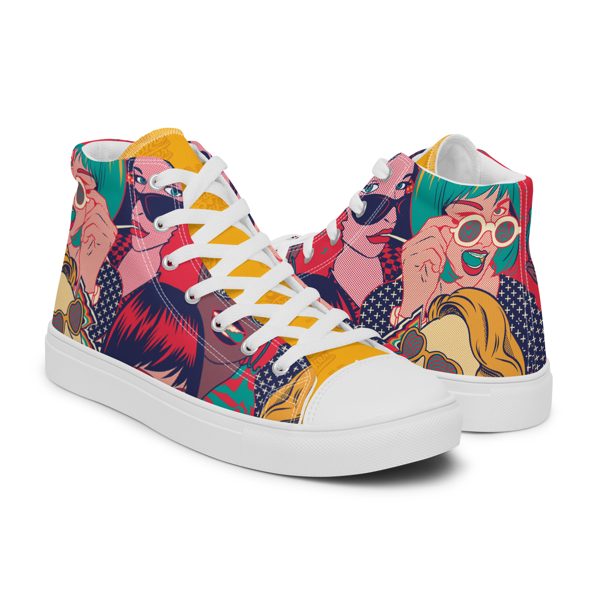 Women's High Top - NY Drop 1- Sativa Style Graphic - Image 2