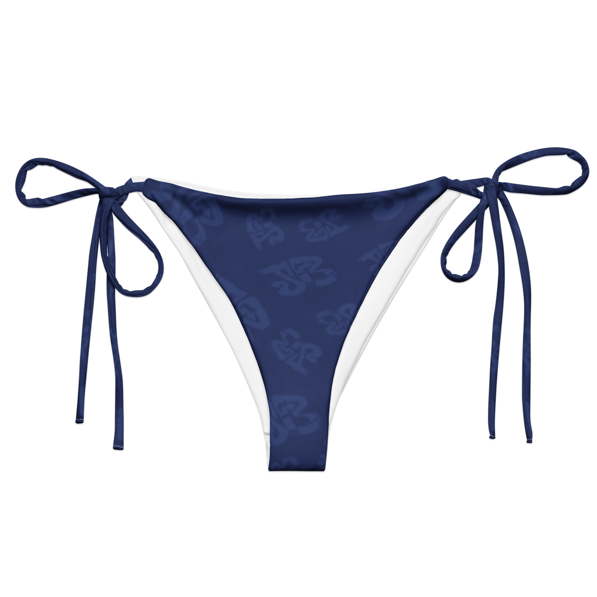 FlynnStoned – All-over print recycled string bikini bottom