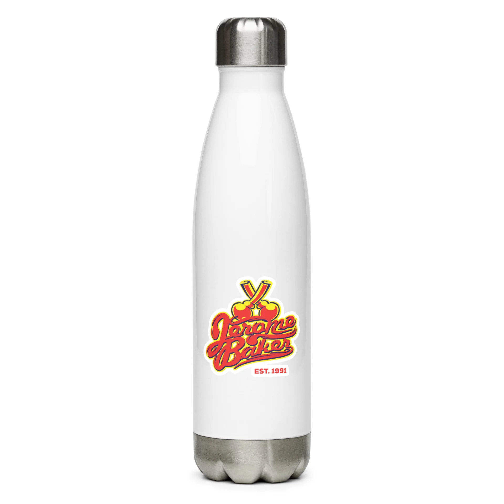 Stainless Steel Water Bottle – NY Drop 1 – Indica Style - Image 2