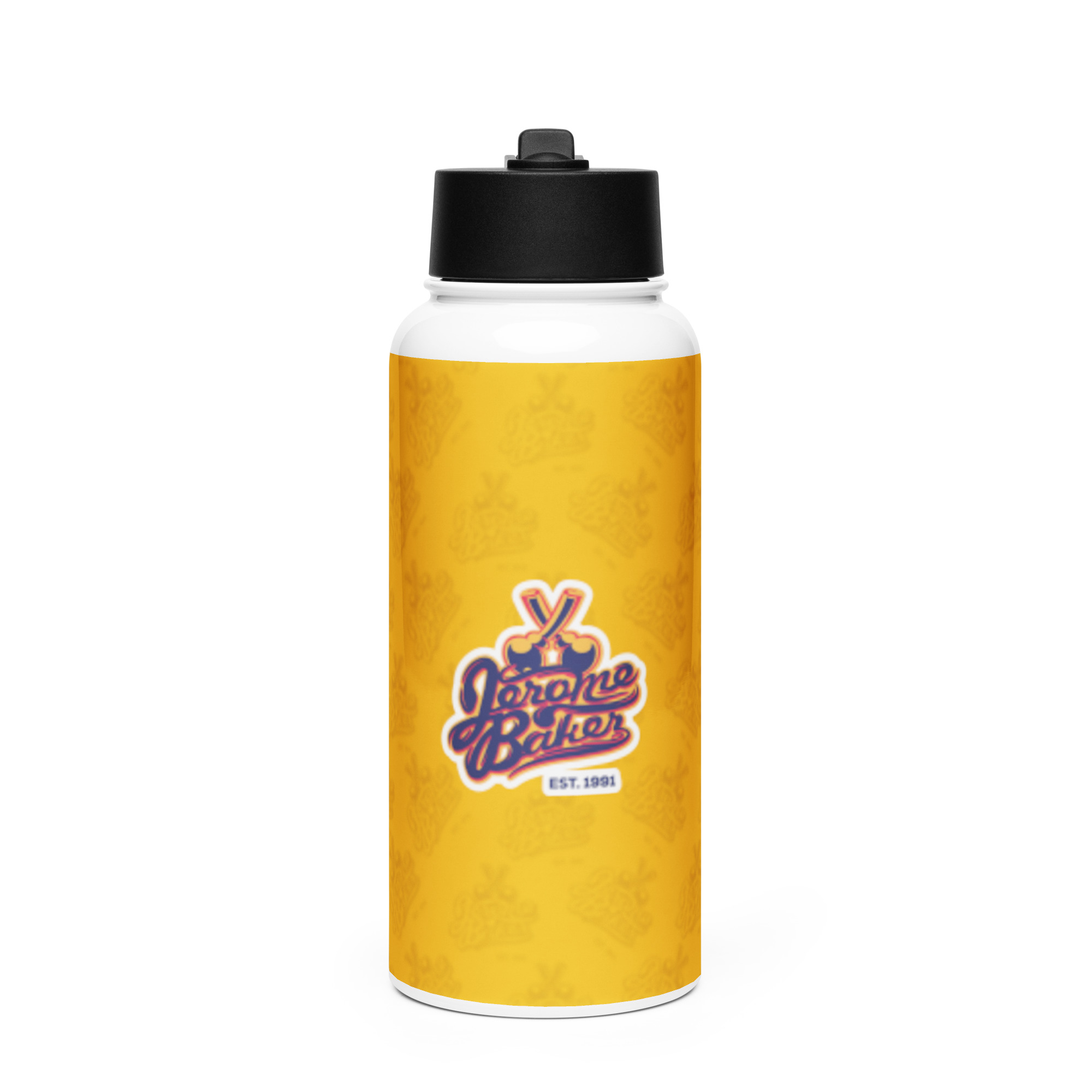 Stainless Steel Water Bottle with a Straw Lid – NY Drop 1 – Sativa Style Solid Color