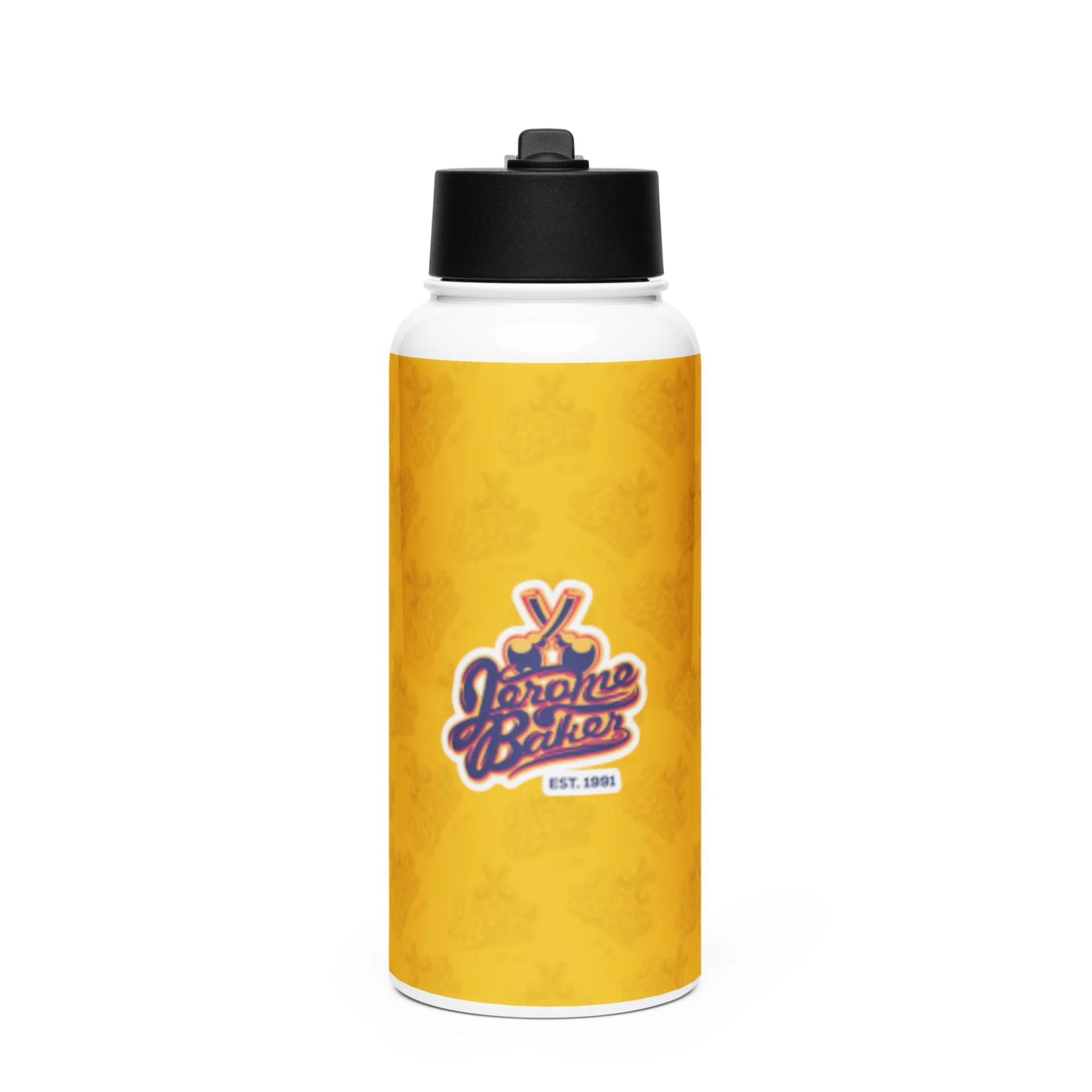 Stainless Steel Water Bottle with a Straw Lid – NY Drop 1 – Sativa Style Solid Color