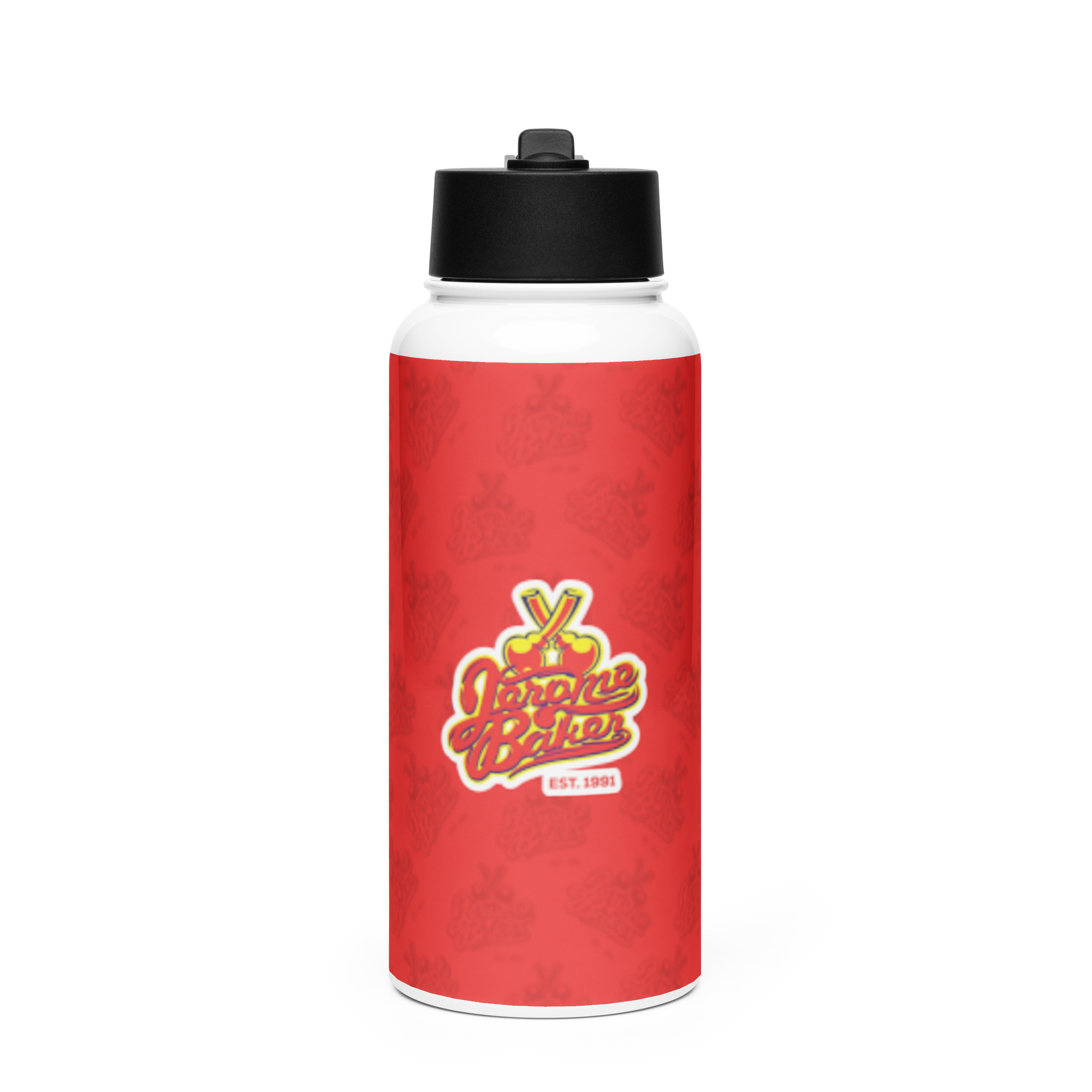 Stainless Steel Water Bottle with a Straw Lid – NY Drop 1 – Indica Style Solid Color