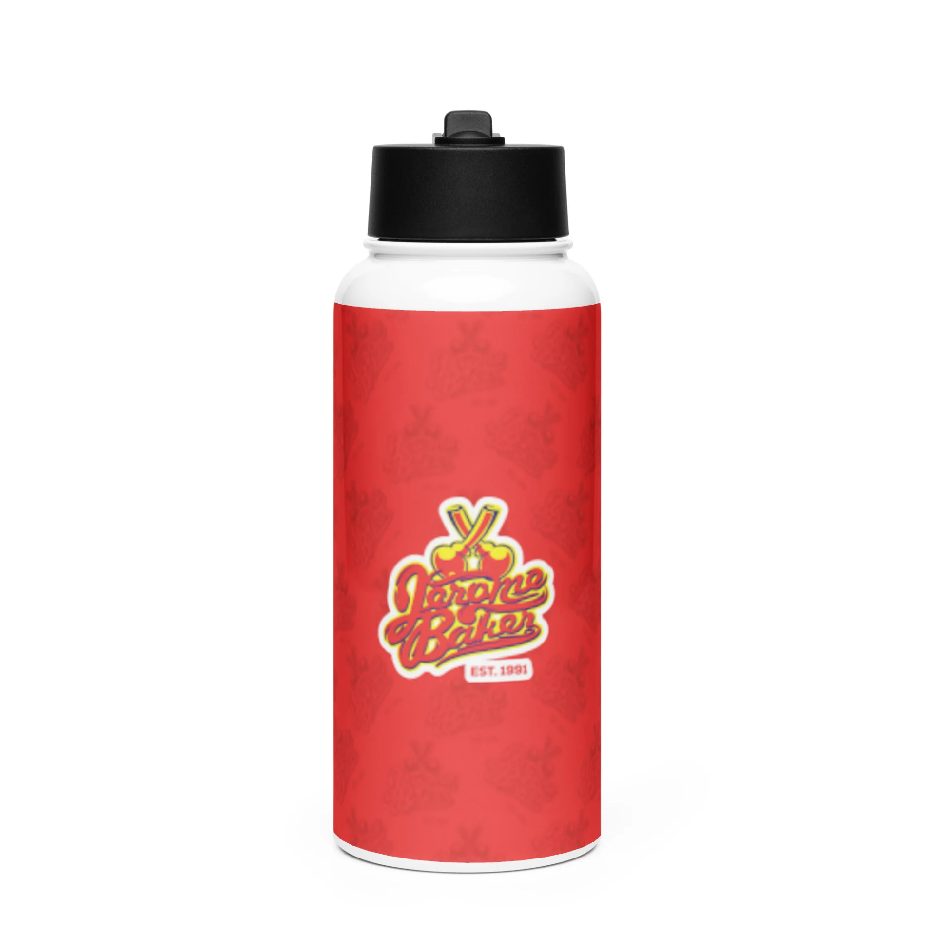 Stainless Steel Water Bottle with a Straw Lid – NY Drop 1 – Indica Style Solid Color