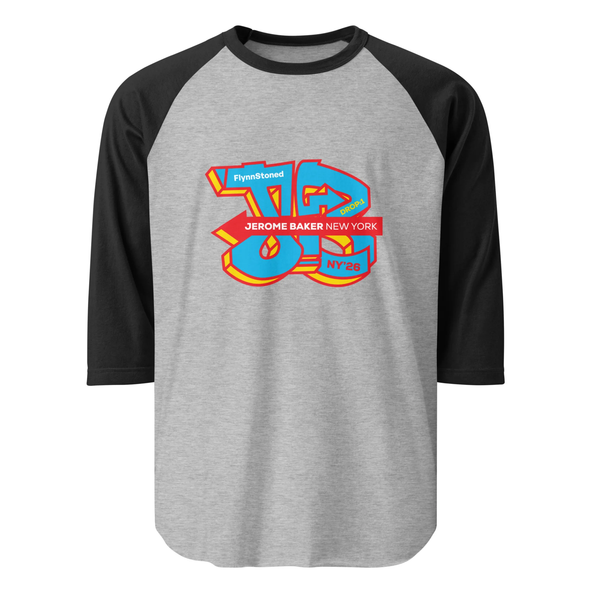 FlynnStoned – 3/4 sleeve raglan shirt - Image 3
