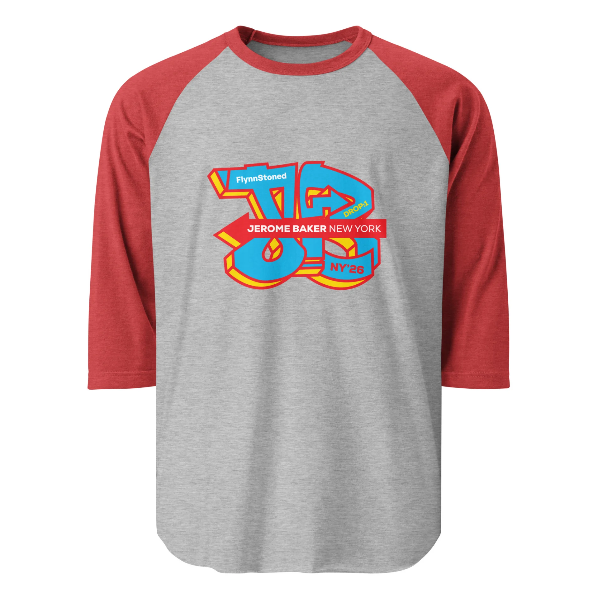 FlynnStoned – 3/4 sleeve raglan shirt - Image 5