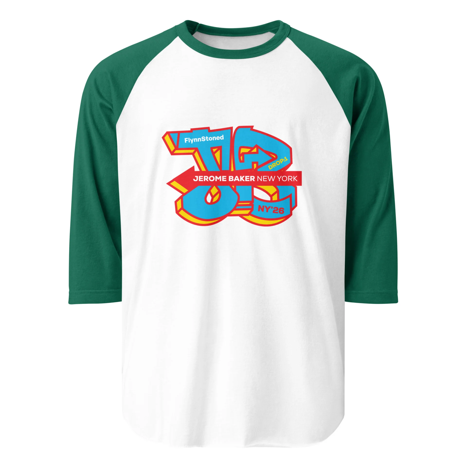 FlynnStoned – 3/4 sleeve raglan shirt - Image 10