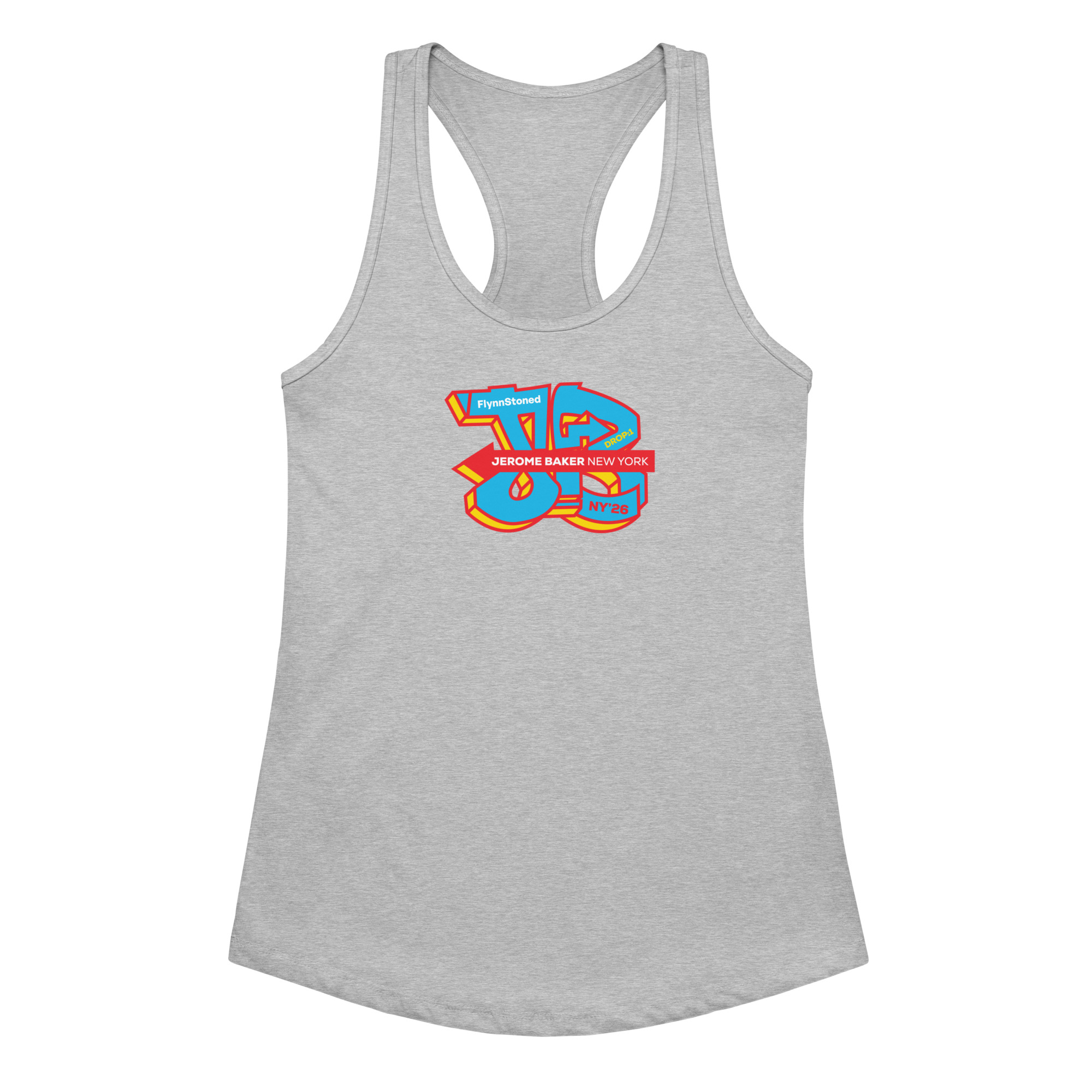 FlynnStoned – Women’s fitted racerback tank top - Image 2