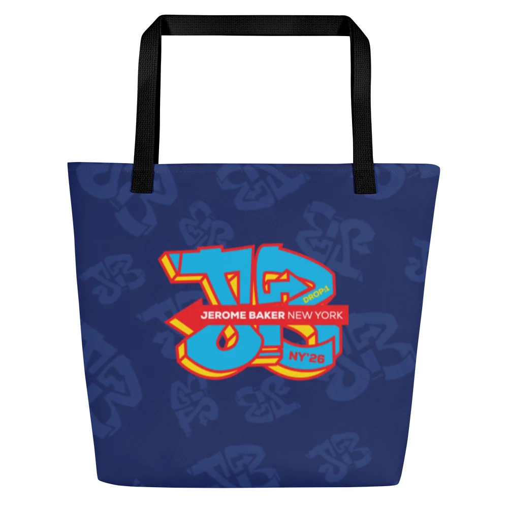 All-Over Print Large Tote Bag – Drop One