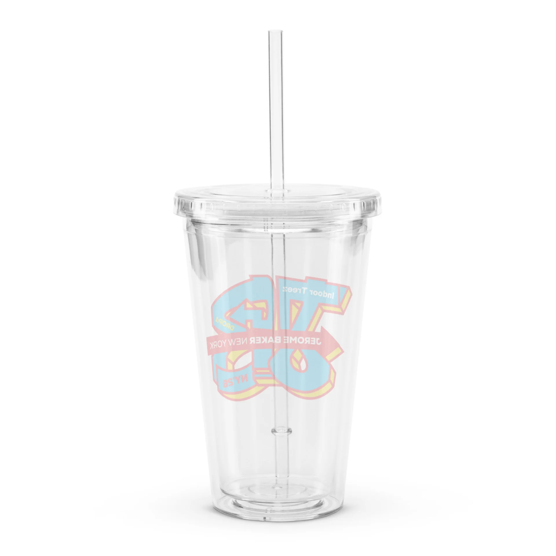 Indoor Treez – Clear plastic tumbler - Image 2