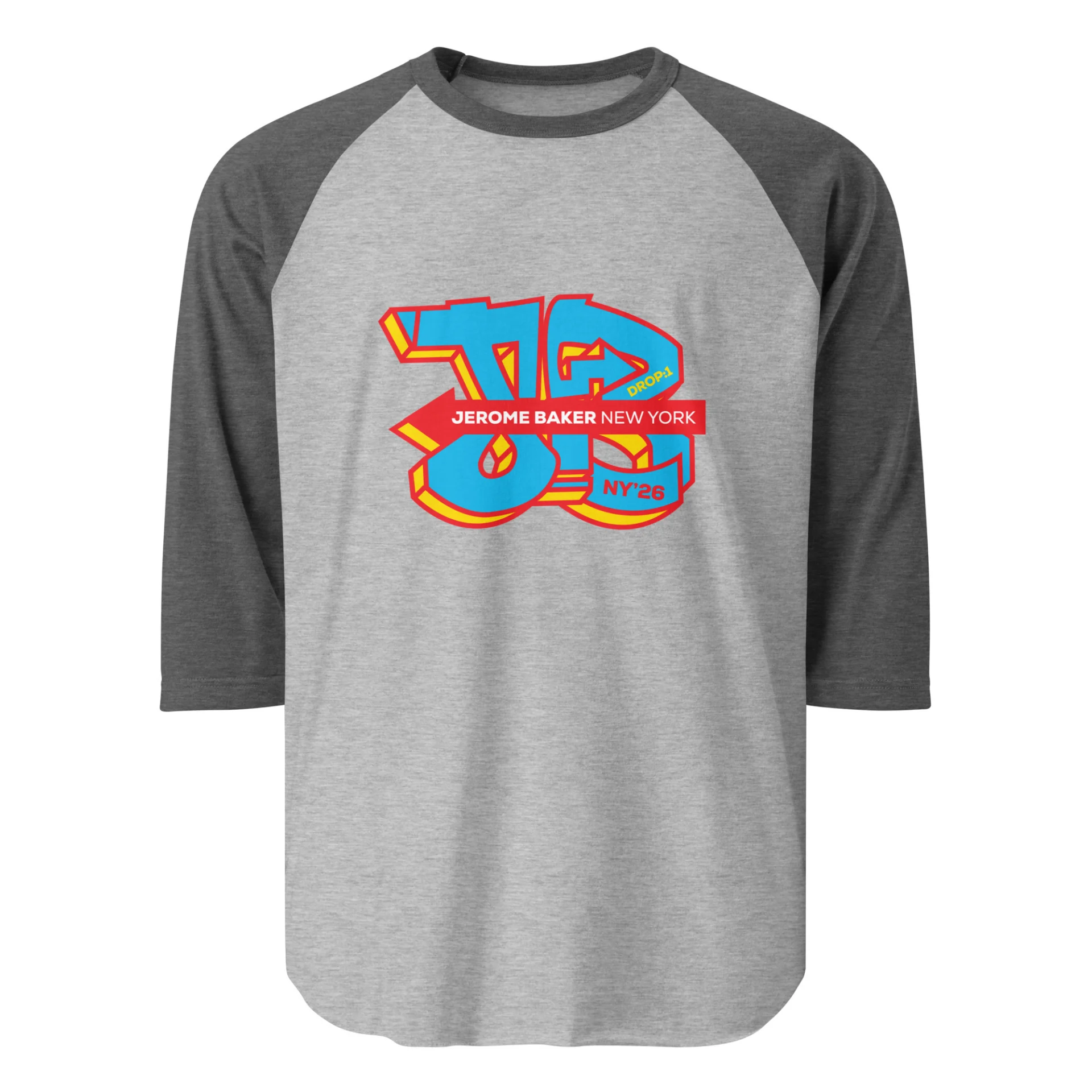 3/4 sleeve raglan shirt – Drop One - Image 4