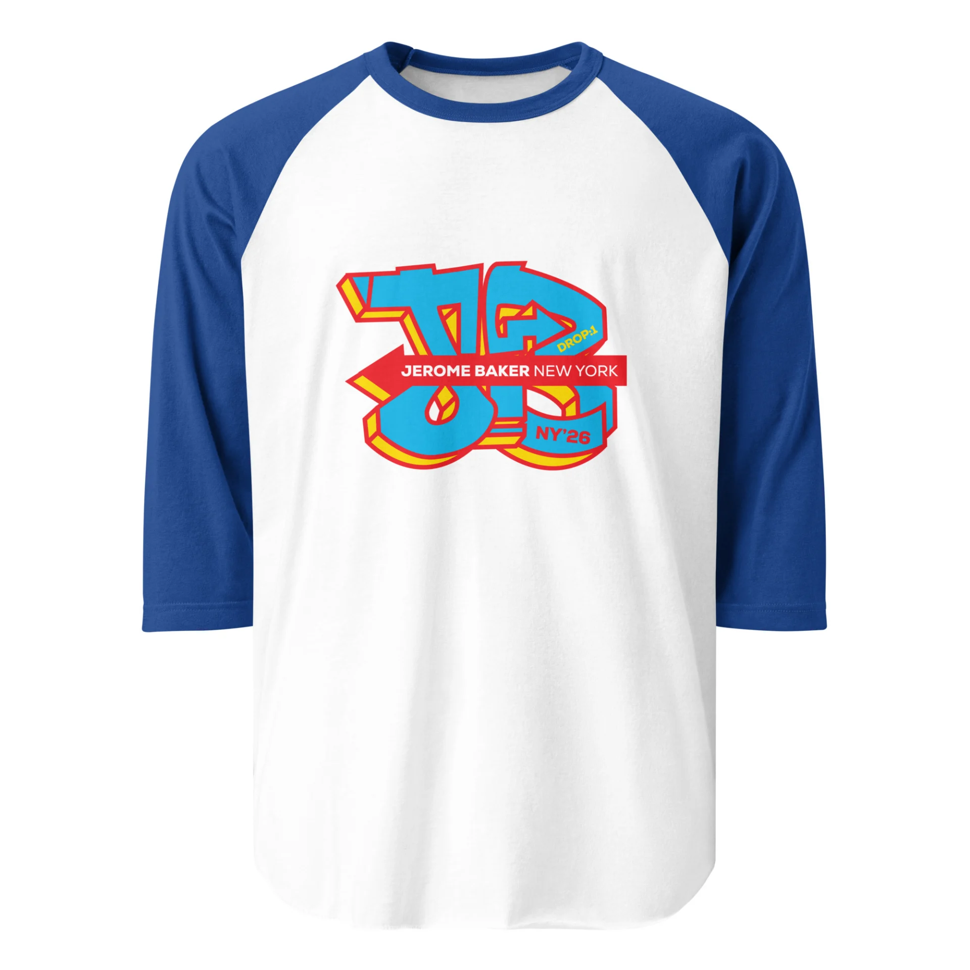 3/4 sleeve raglan shirt – Drop One - Image 13