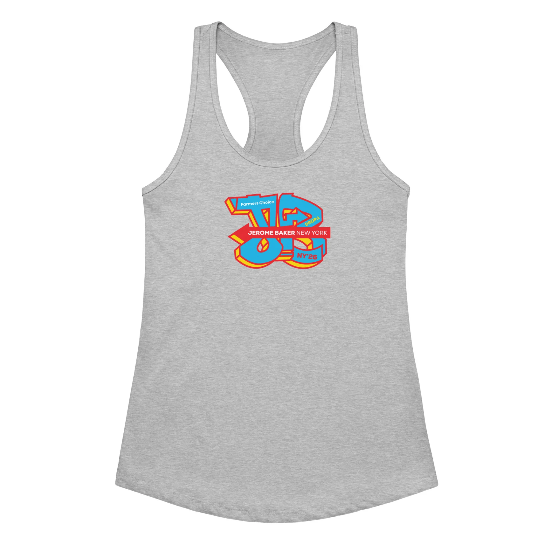 Farmers Choice – Women’s fitted racerback tank top - Image 2