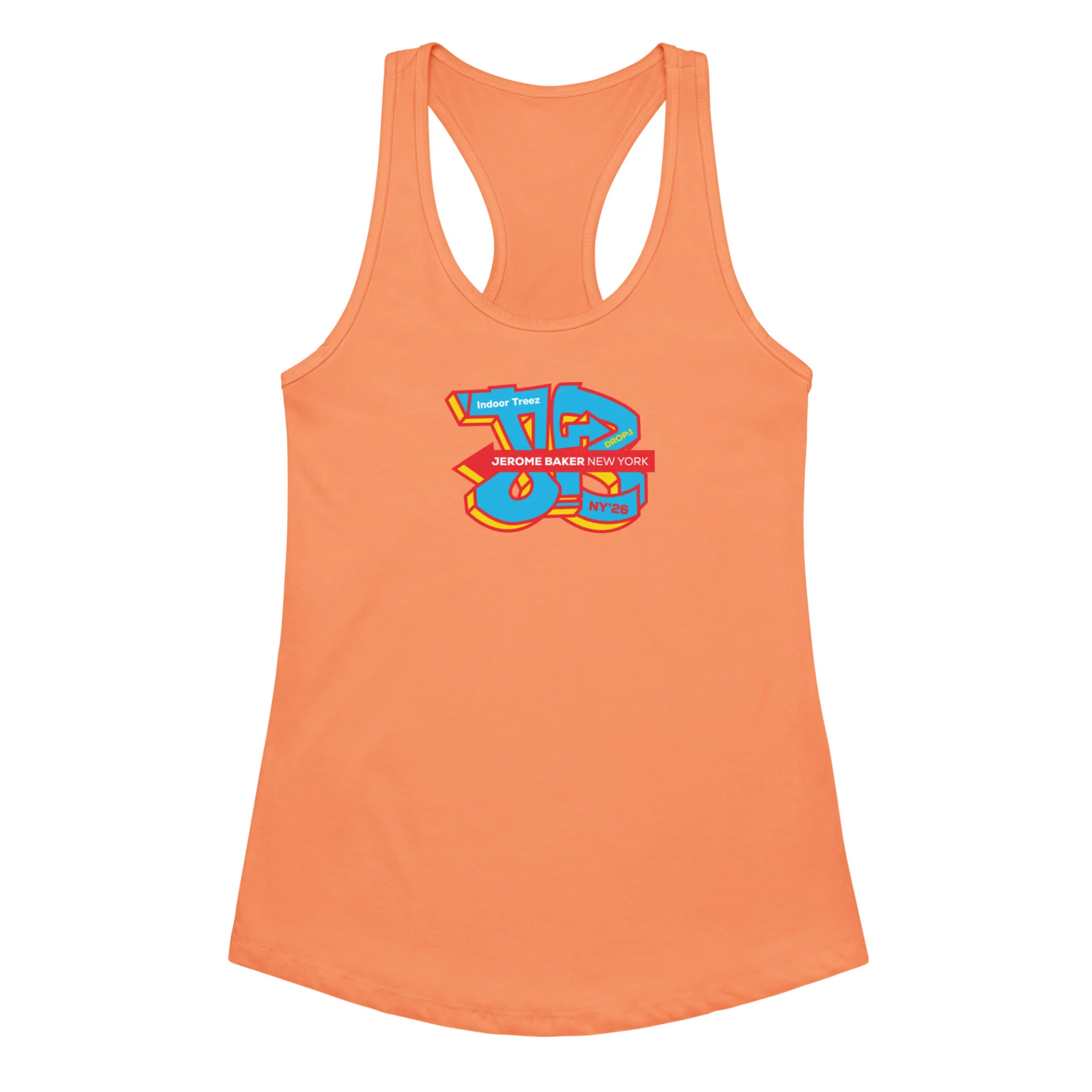 Indoor Treez – Women’s fitted racerback tank top - Image 6